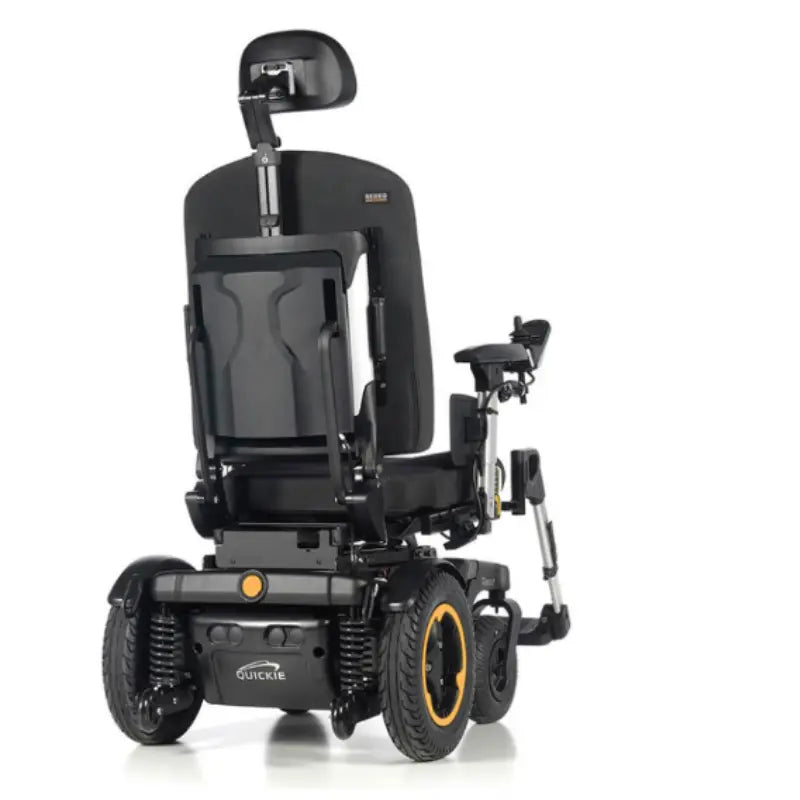 With its unique suspension system, this power chair can tackle any terrain, even when elevated, making it perfect for any adventure. Plus, the anti-pitch technology keeps you safe and stable on inclines.