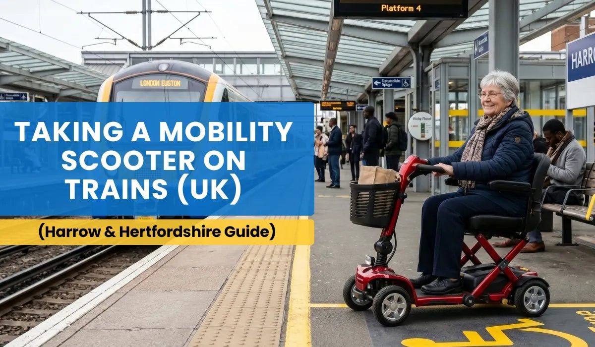 Taking a Mobility Scooter on Trains (Harrow & Hertfordshire Guide)