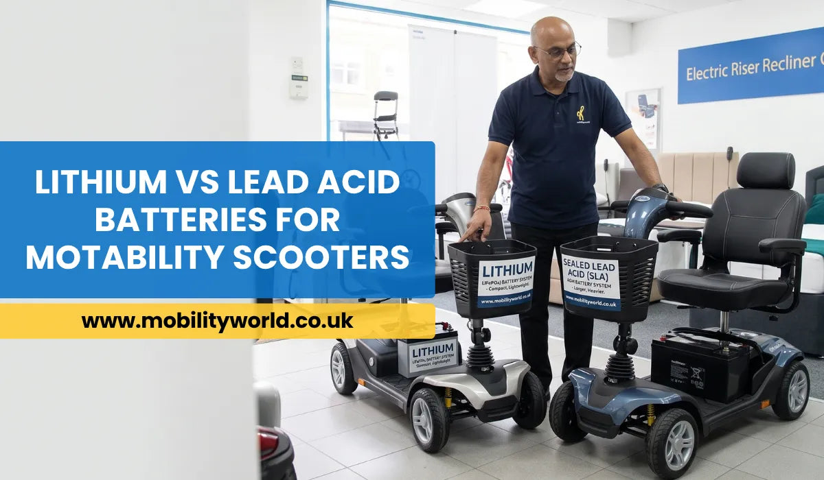 Lithium vs lead acid batteries for a mobility scooter