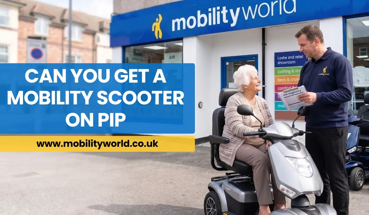 Can a mobility scooter be funded through PIP and the Motability Scheme