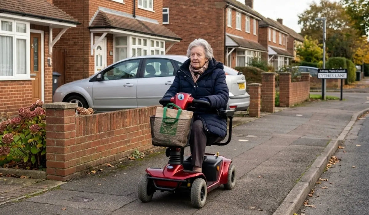 Mobility scooters used on pavements in arlesey