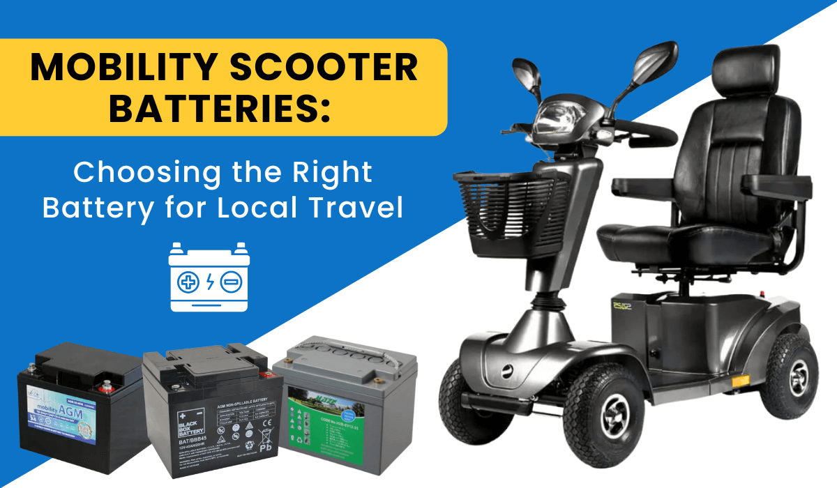 Mobility Scooter Batteries For Local Travel in UK