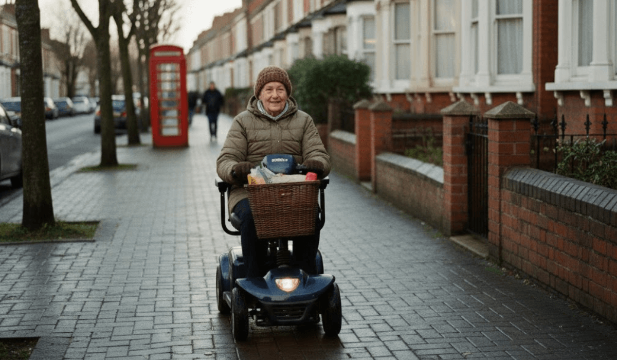 Mobility scooters used on residential pavements in Bishop’s Stortford