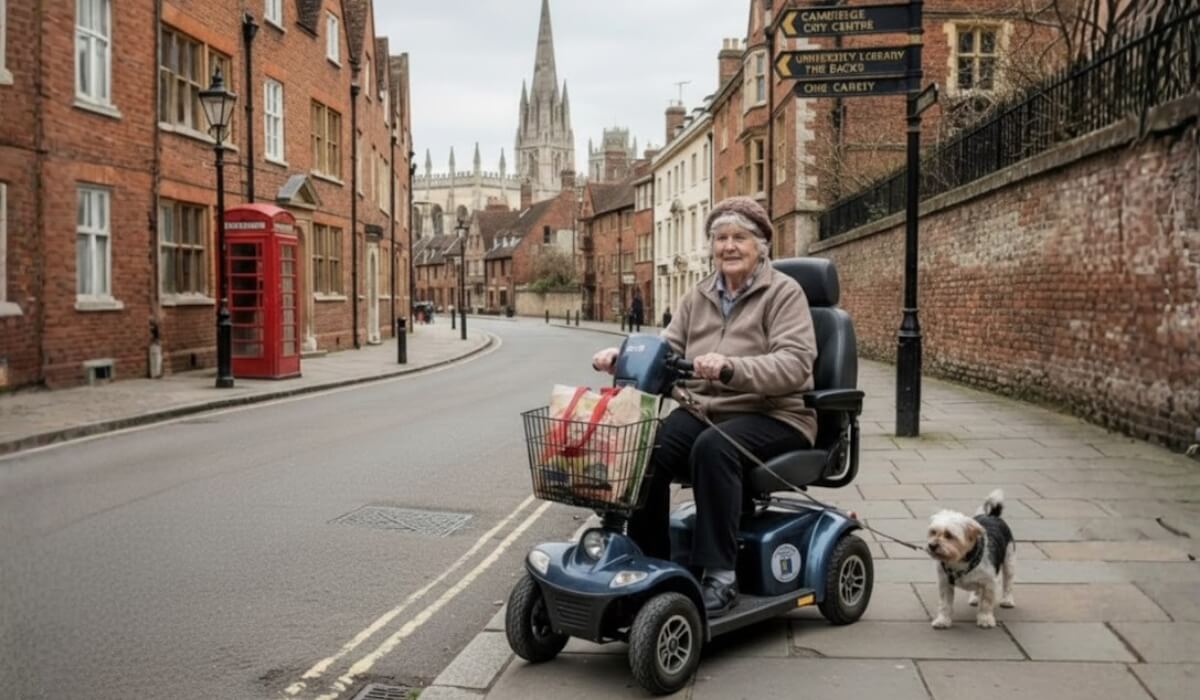 Portable boot mobility scooter Cambridge UK car transport compact mobility scooter