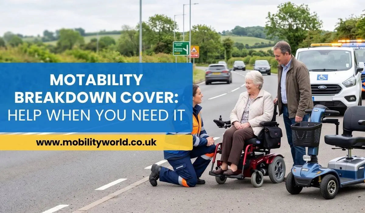 Motability breakdown cover for mobility scooters, powerchairs and accessible vehicles