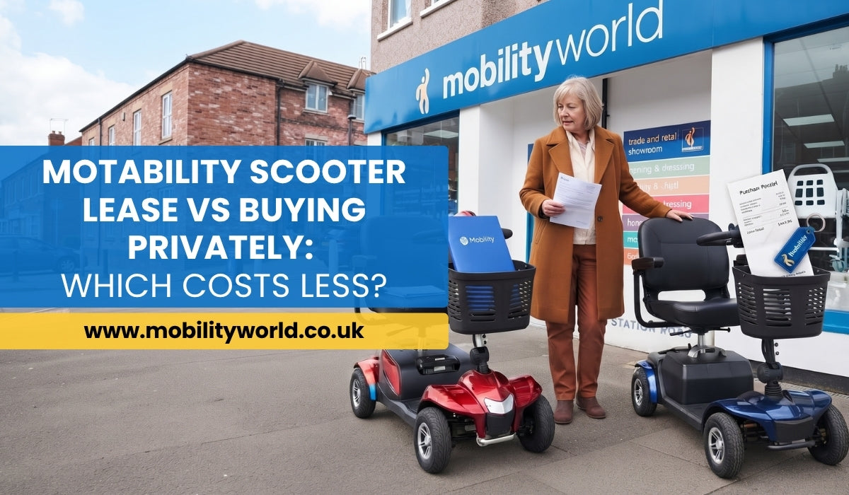 Motability scooter lease compared with buying a mobility scooter privately