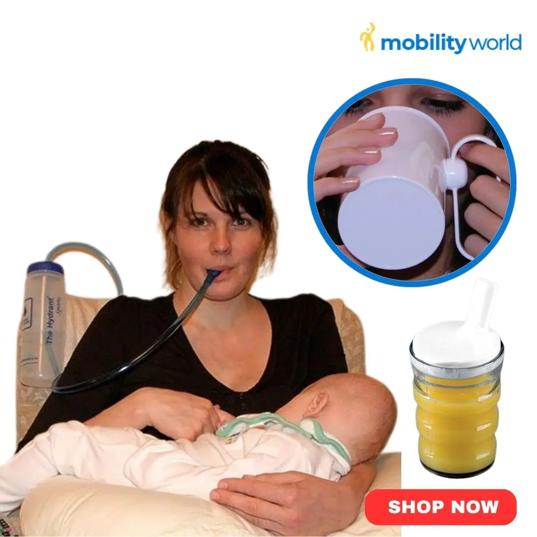 Adaptive Cups & Drinking Aids | Spill-Proof Mugs & Beakers – Mobility ...