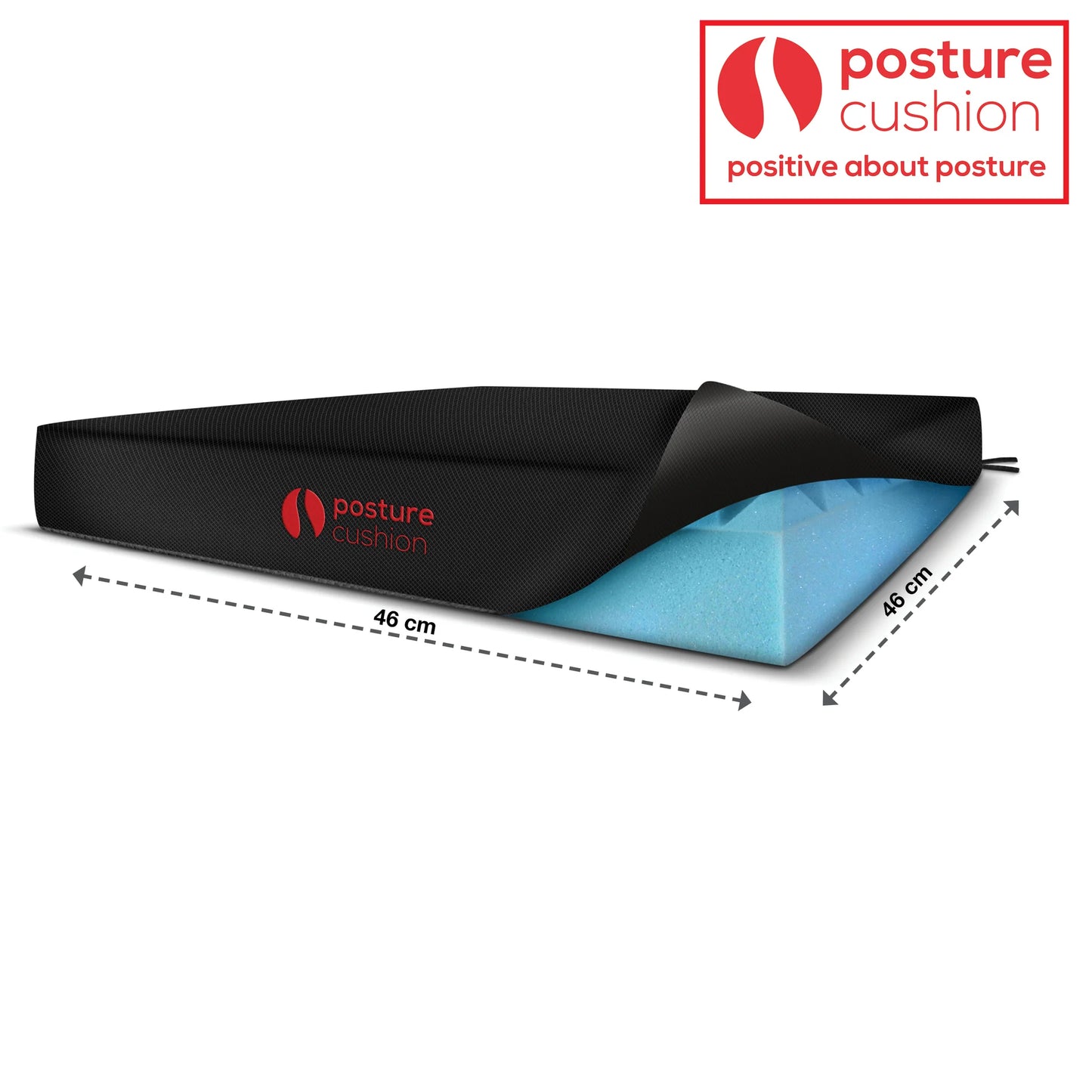 Posture Cushion Stando Wheelchair Seat Booster Cushion With Heavy Duty