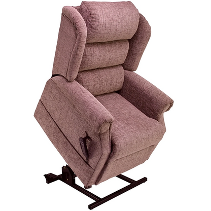 Mobility World Ltd Uk - Jubilee Dual Motor Riser Recliner Waterfall Back Cocoa Rised
