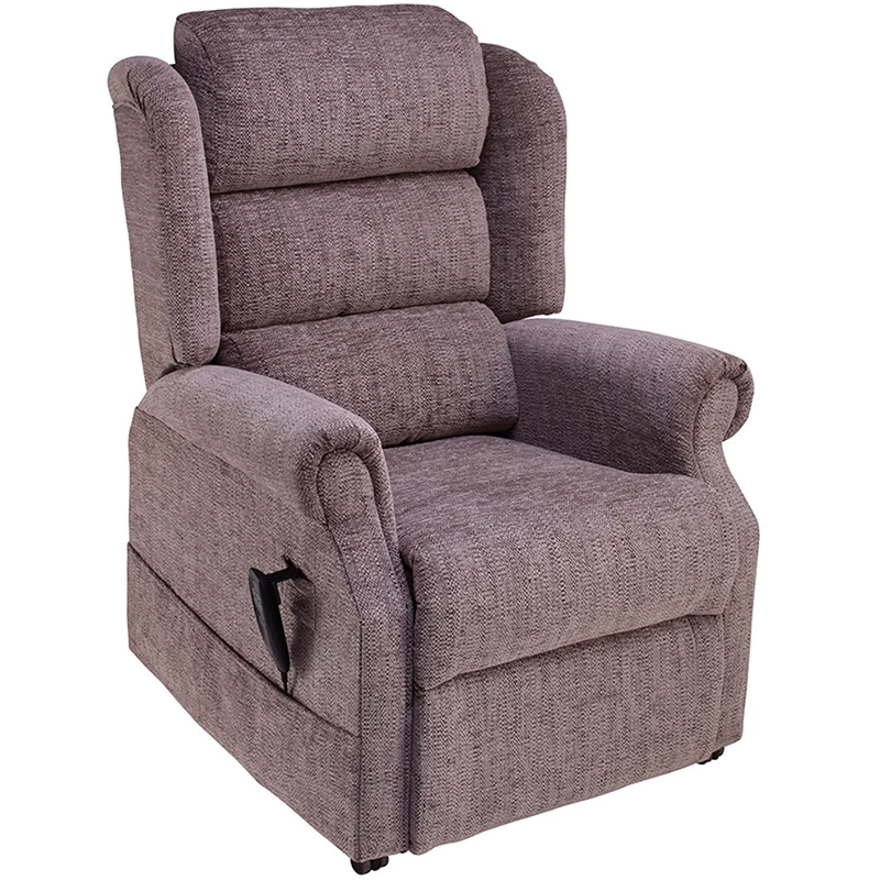 Mobility World Ltd Uk - Jubilee Dual Motor Riser Recliner Waterfall Back Mink