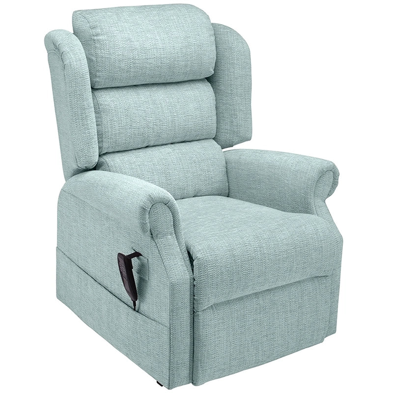Mobility World Ltd Uk - Jubilee Dual Motor Riser Recliner Waterfall Back Sky