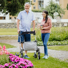 Load image into Gallery viewer, Mobility-World-Ltd-UK-Topro-Olympos-Rollator-ATR-with-Off-road-Couple-walking-in-the-park