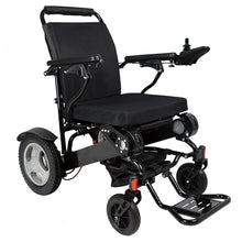 Load image into Gallery viewer, Mobility-World-UK-D09-Heavy-Duty-Lightweight-Folding-electric-power-wheel-chair-Black