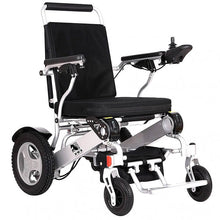 Load image into Gallery viewer, Mobility-World-UK-D09-Heavy-Duty-Lightweight-Folding-electric-power-wheel-chair-Silver