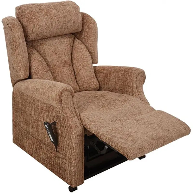 Mobility World Ltd UK - Jubilee Dual Motor Riser Recliner Lateral Back Café