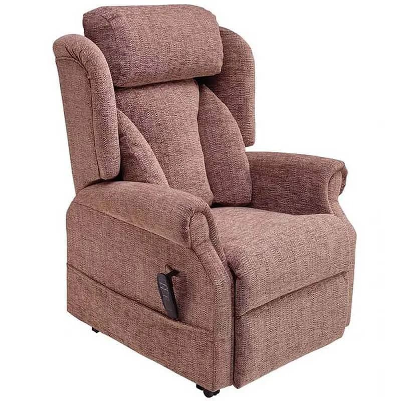Mobility World Ltd UK - Jubilee Dual Motor Riser Recliner Lateral Back Cocoa