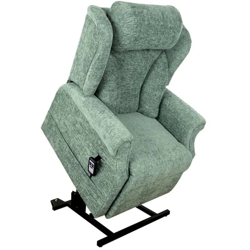 Mobility World Ltd UK - Jubilee Dual Motor Riser Recliner Lateral Back Duck Egg