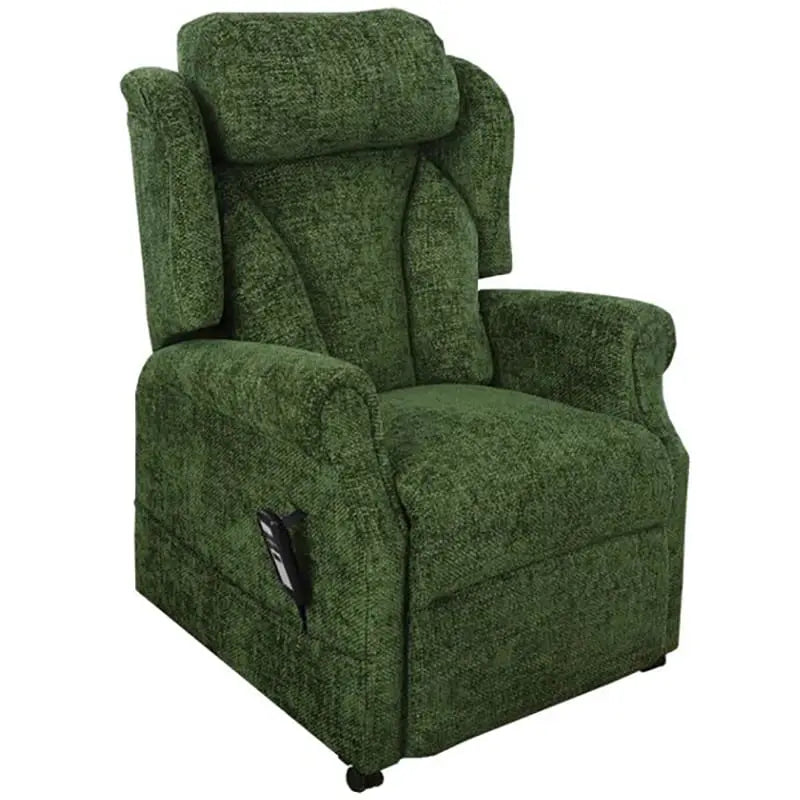 Mobility World Ltd UK - Jubilee Dual Motor Riser Recliner Lateral Back Forest Green