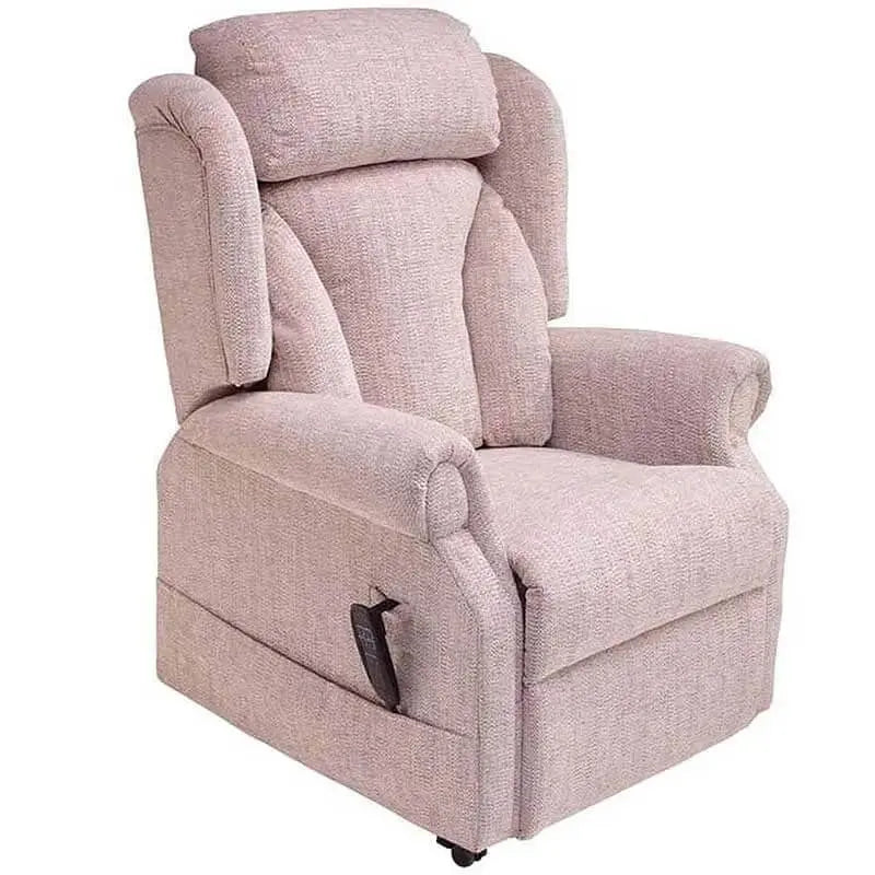 Mobility World Ltd UK - Jubilee Dual Motor Riser Recliner Lateral Back Oatmeal
