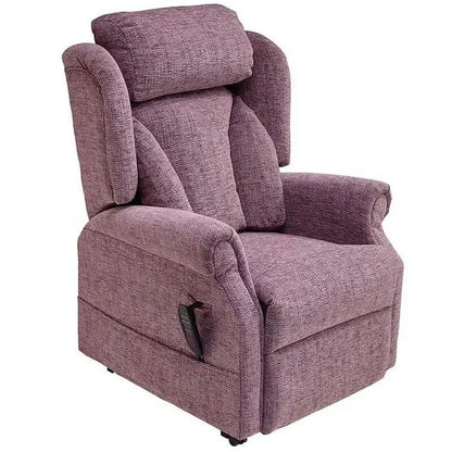 Mobility World Ltd UK - Jubilee Dual Motor Riser Recliner Lateral Back Plum