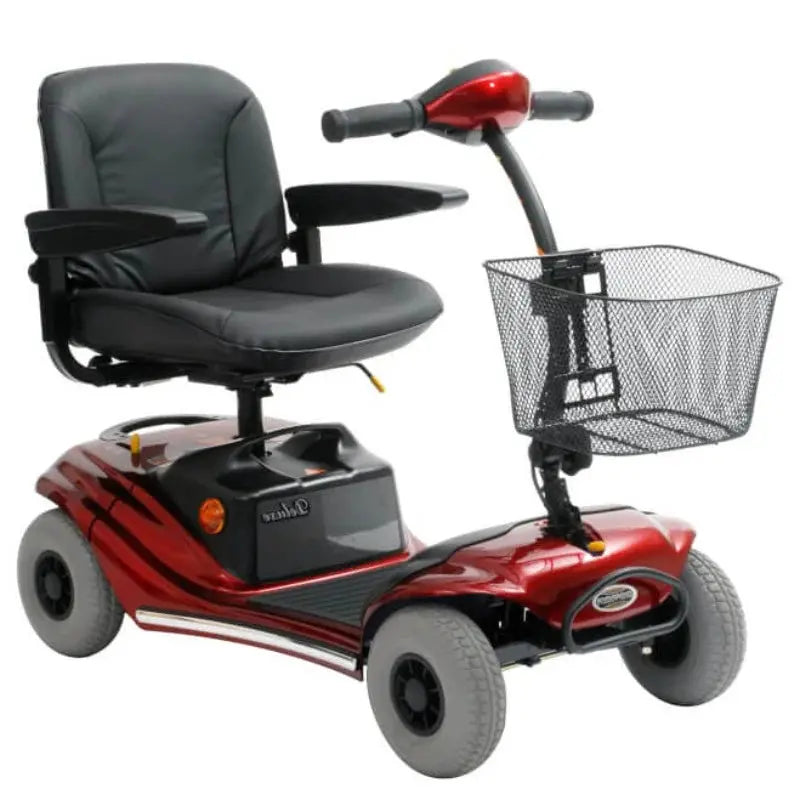 Roma Shoprider Paris Mobility Scooter is a lightweight with the height adjustable,&nbsp; padded seat, armrests that adjust and fold for easier entry. The tiller can be adjusted to provide a comfortable amount of legroom.