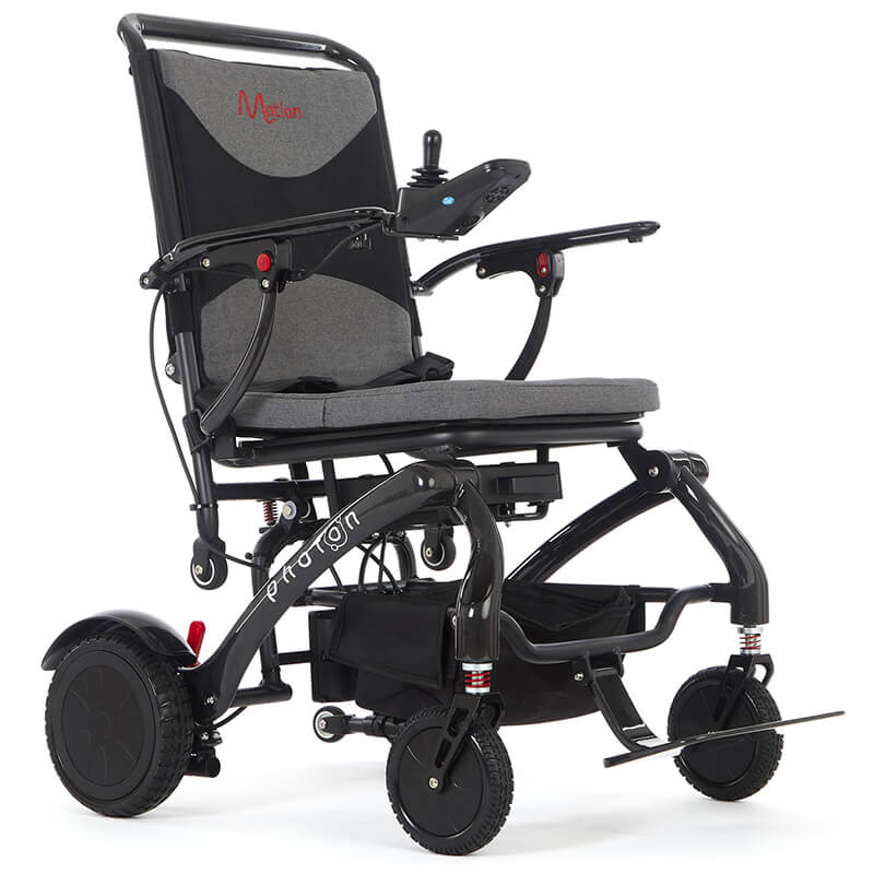 Experience next-level mobility with the Photon Folding Electric Powerchair. Weighing just 17kg without the battery and crafted from carbon fibre, it offers a 12-mile range on a single charge. Designed for users up to 23.5 stone, it combines comfort, support, and a sleek, minimalist design. Navigate busy streets or rough terrain with ease, enjoying unmatched performance and reliability. The Photon redefines lightweight, robust mobility.
