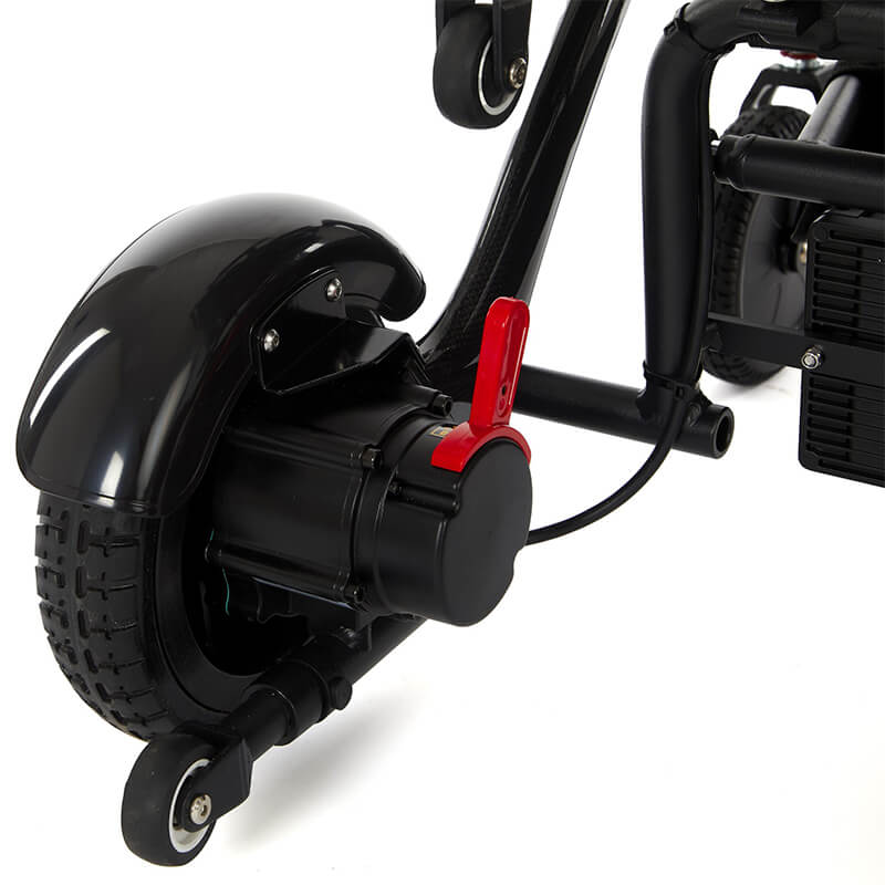 Experience next-level mobility with the Photon Folding Electric Powerchair. Weighing just 17kg without the battery and crafted from carbon fibre, it offers a 12-mile range on a single charge. Designed for users up to 23.5 stone, it combines comfort, support, and a sleek, minimalist design. Navigate busy streets or rough terrain with ease, enjoying unmatched performance and reliability. The Photon redefines lightweight, robust mobility.