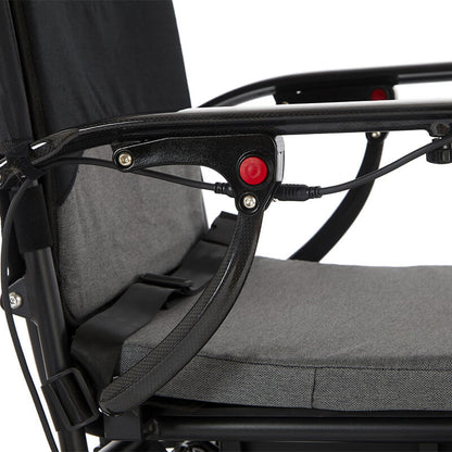 Experience next-level mobility with the Photon Folding Electric Powerchair. Weighing just 17kg without the battery and crafted from carbon fibre, it offers a 12-mile range on a single charge. Designed for users up to 23.5 stone, it combines comfort, support, and a sleek, minimalist design. Navigate busy streets or rough terrain with ease, enjoying unmatched performance and reliability. The Photon redefines lightweight, robust mobility.