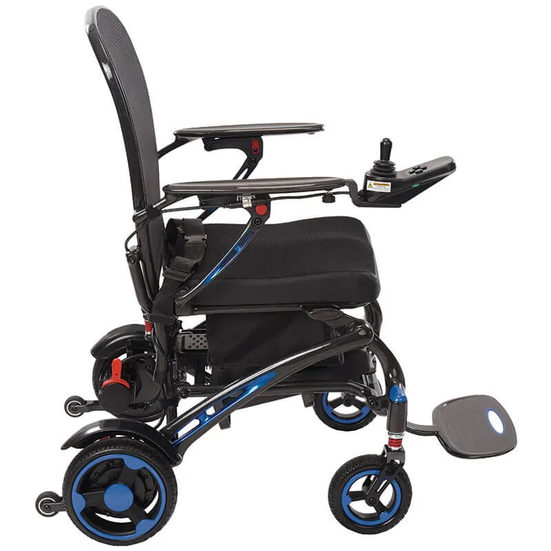 Rascal C60 Carbon Folding Powerchair Side on Right