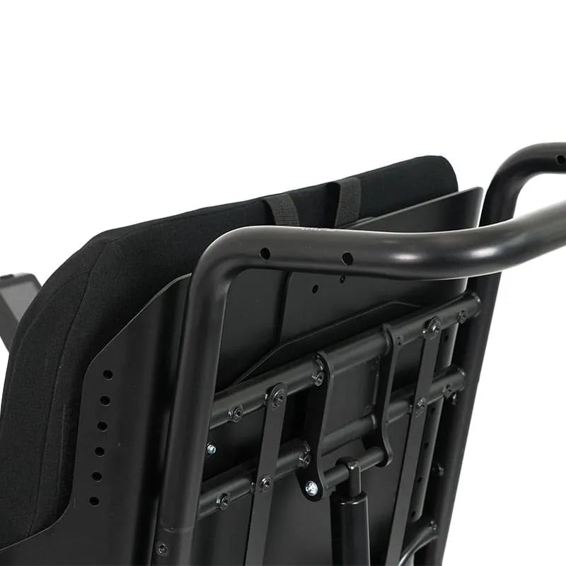 Close-up of XSTO M4 Pro Smart Self Balancing Powered Wheelchair with a white background