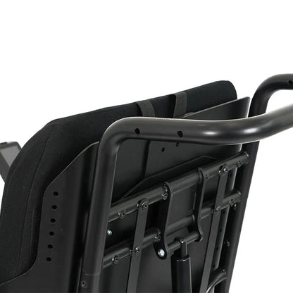 Close-up of XSTO M4 Pro Smart Self Balancing Powered Wheelchair with a white background