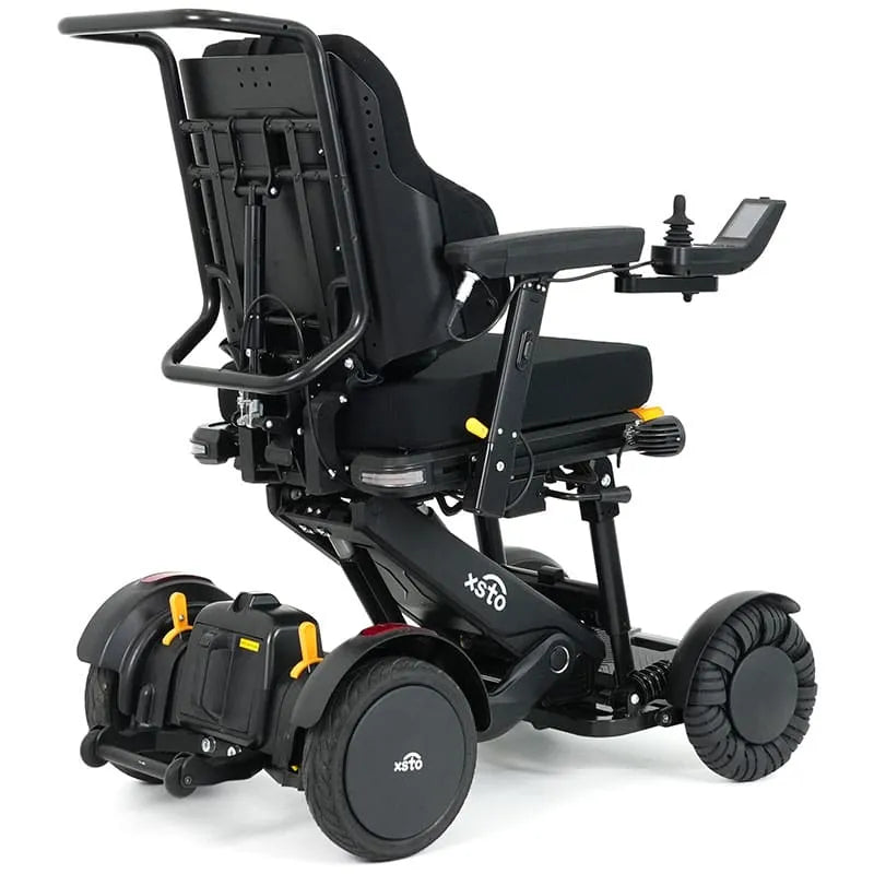 XSTO M4 Pro Smart Self Balancing Powered Wheelchair Rear Right View on a white background