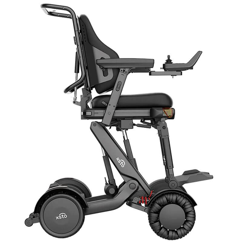 XSTO M4 Pro Smart Self Balancing Powered Wheelchair with adjustable seat on a white background