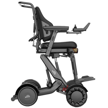 XSTO M4 Pro Smart Self Balancing Powered Wheelchair with adjustable seat on a white background