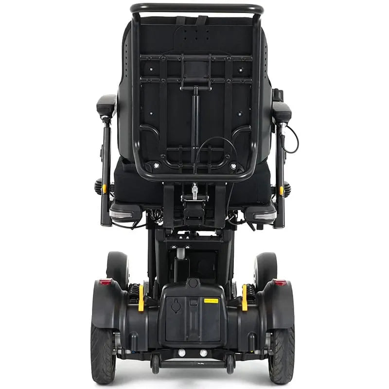 Back view of XSTO M4 Pro Smart Self Balancing Powered Wheelchair on a white background