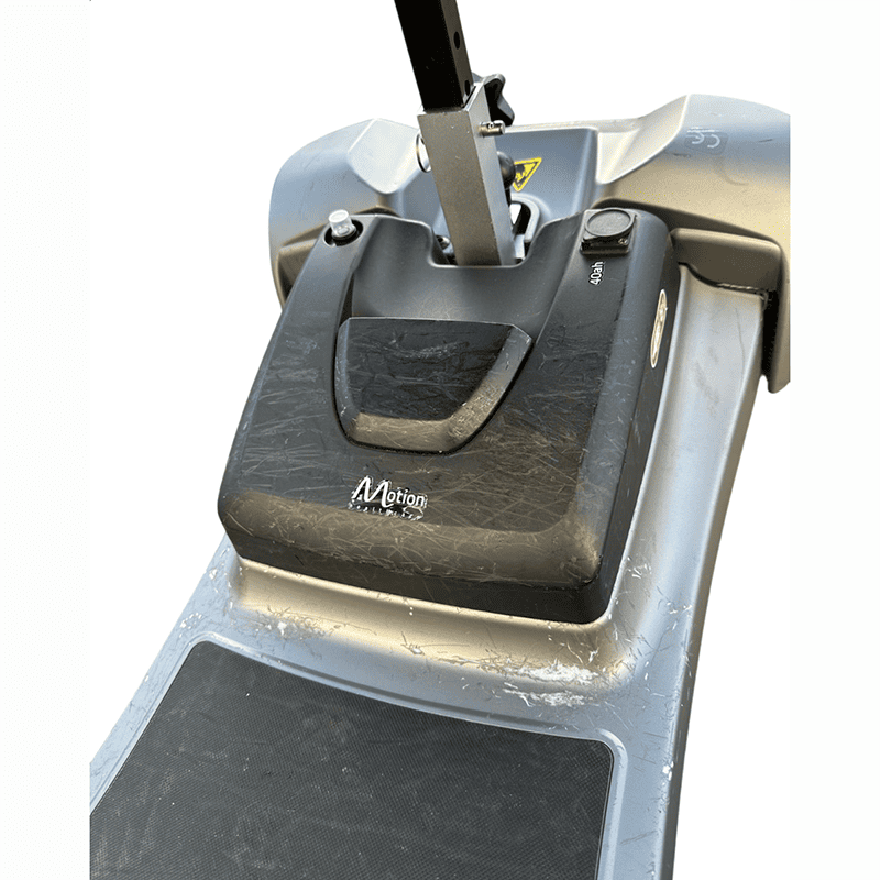 Mobility World Ltd UK: Approved Used Alumina Pro Portable Travel Scooter with 40ah Lithium Battery Silver Colour