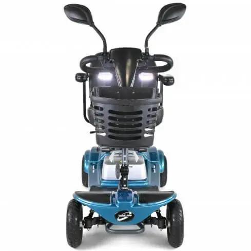 Mobility World Ltd UK - KRS800 8 Mph Lightweight Mobility Scooter With Lithium Battery Front View