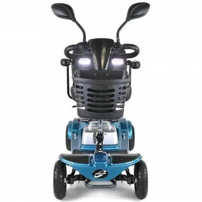 Mobility World Ltd UK - KRS800 8 Mph Lightweight Mobility Scooter With Lithium Battery Front View