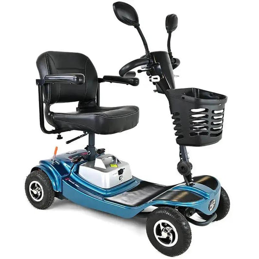 Mobility World Ltd UK - KRS800 8 Mph Lightweight Mobility Scooter With Lithium Battery Peacock Teal_img