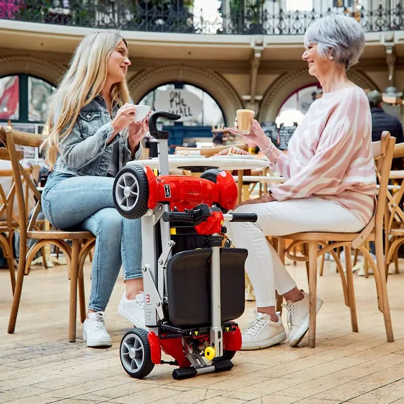 Motion Health MLite Plus Ultra-Lite Portable Travel Scooter with Lithium Battery  Mobility World UK  Mobility Scooters