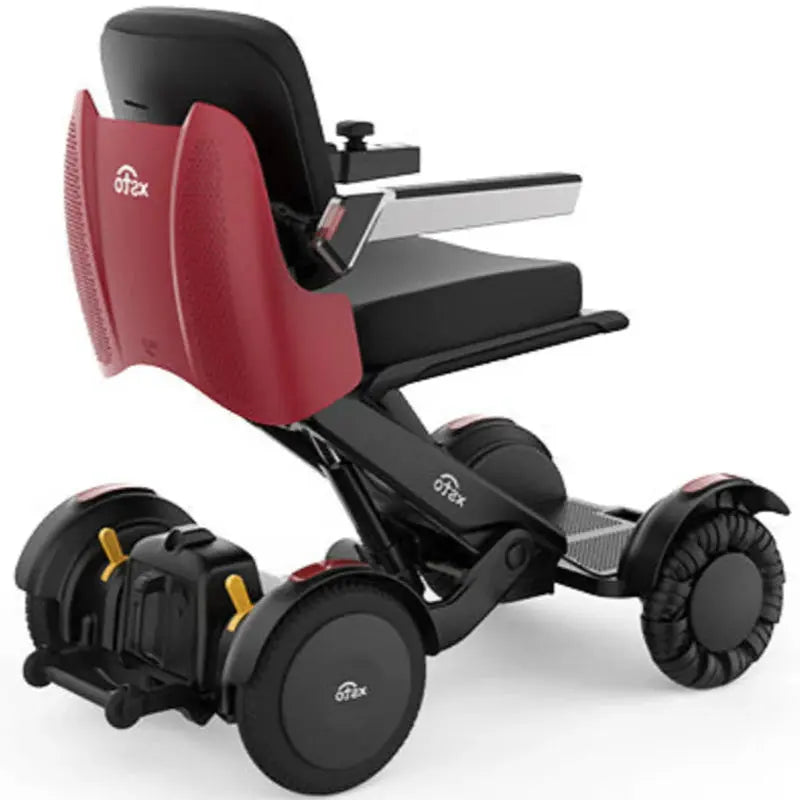 XSTO M4 Electric Powered Wheelchair Burgundy Red