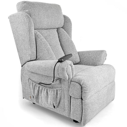 Mobility World Ltd UK: Admiral Lateral Back Tilt in Space Quad Motor  Riser Recliner Chair Fabric Mist