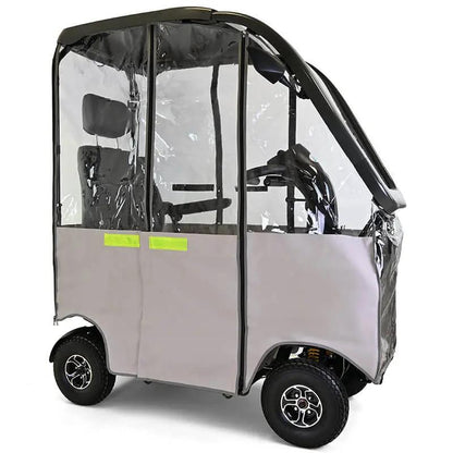 Mobility World Ltd UK - Alpine 8mph Road Mobility Scooter with Canopy Sides Down