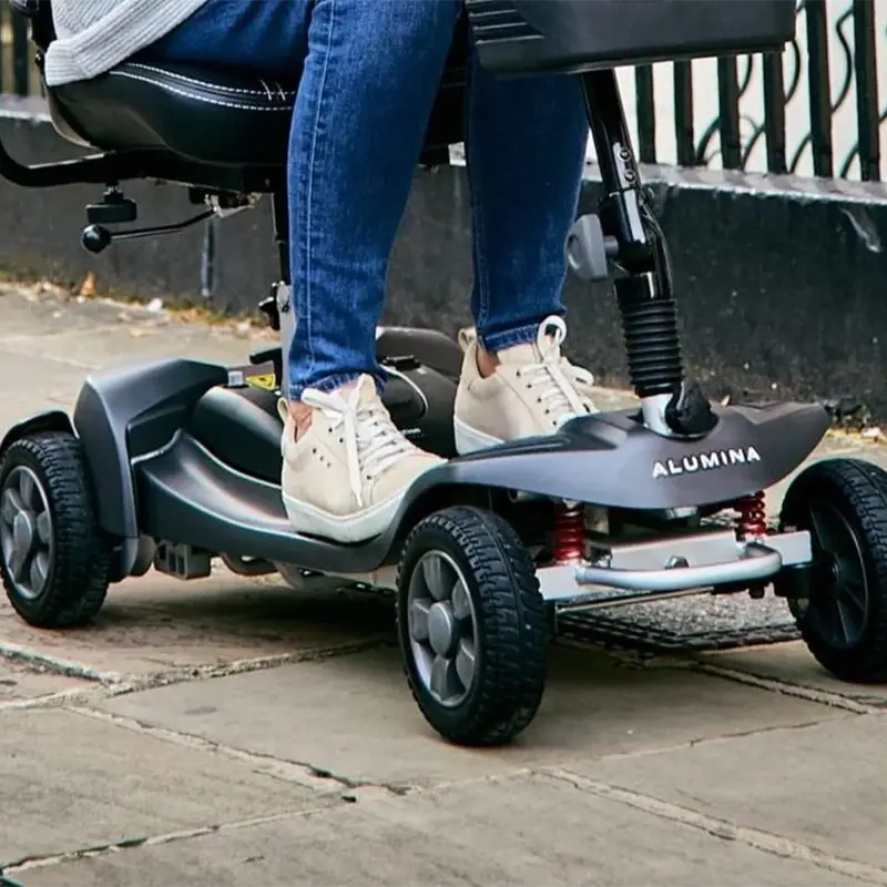 Mobility World Ltd UK: Alumina Portable Travel Scooter with Lithium Battery