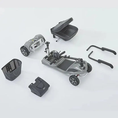 Mobility World Ltd UK: Alumina Portable Travel Scooter with Lithium Battery