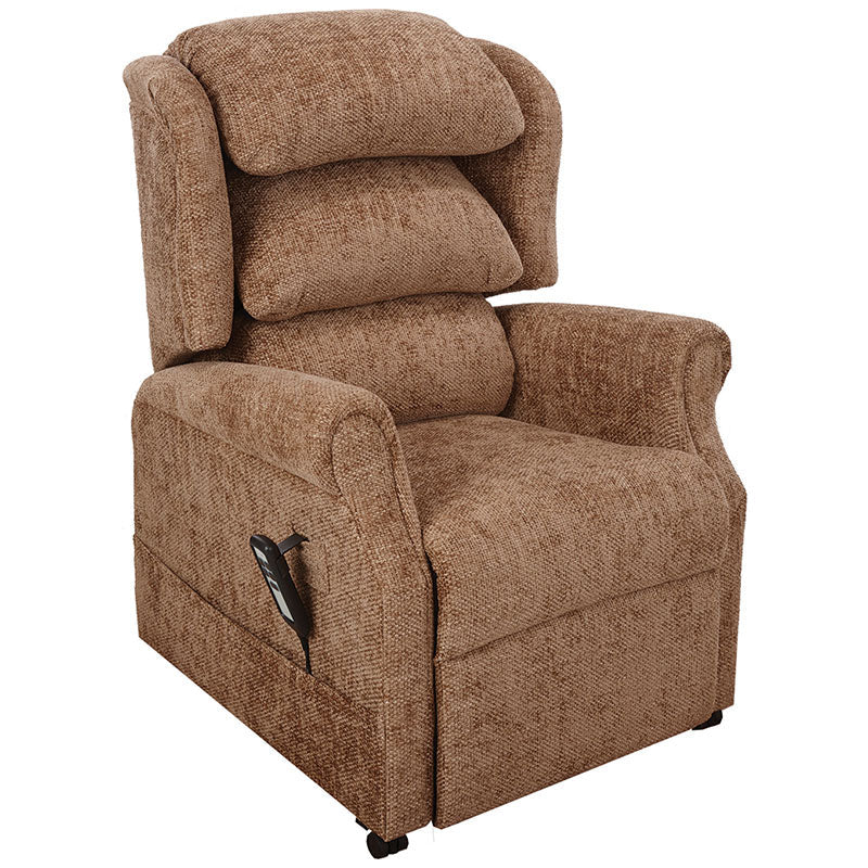 Mobility World Ltd UK - Ambassador Cosi Chair Waterfall Dual Motor Riser Recliner Cafe