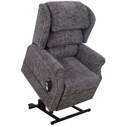 Mobility World Ltd UK - Ambassador Cosi Chair Waterfall Dual Motor Riser Recliner Chair Slate Rise