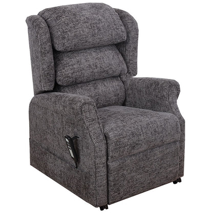 Mobility World Ltd UK - Ambassador Cosi Chair Waterfall Dual Motor Riser Recliner Chair Slate
