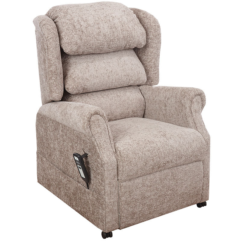 Mobility World Ltd UK - Ambassador Cosi Chair Waterfall Dual Motor Riser Recliner Stone
