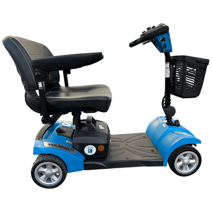 Mobility World Ltd UK - Approved Used Rascal Veo Sport SR with All-Round Suspension Neon Blue
